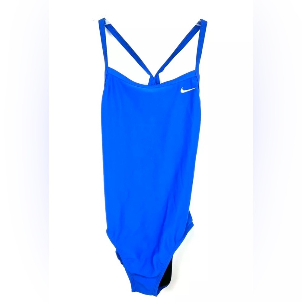 Nike Women’s Racerback Blue One Piece Swimsuit Size 36/8
